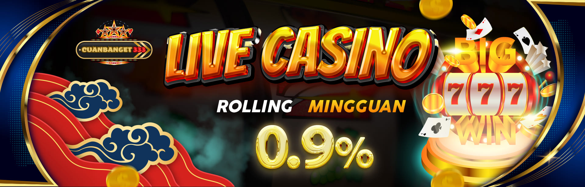 ROLLING CASINO 0.9%